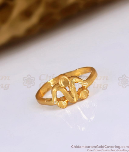 Small Impon Finger Ring Kids Collections Metal Jewelry FR1453