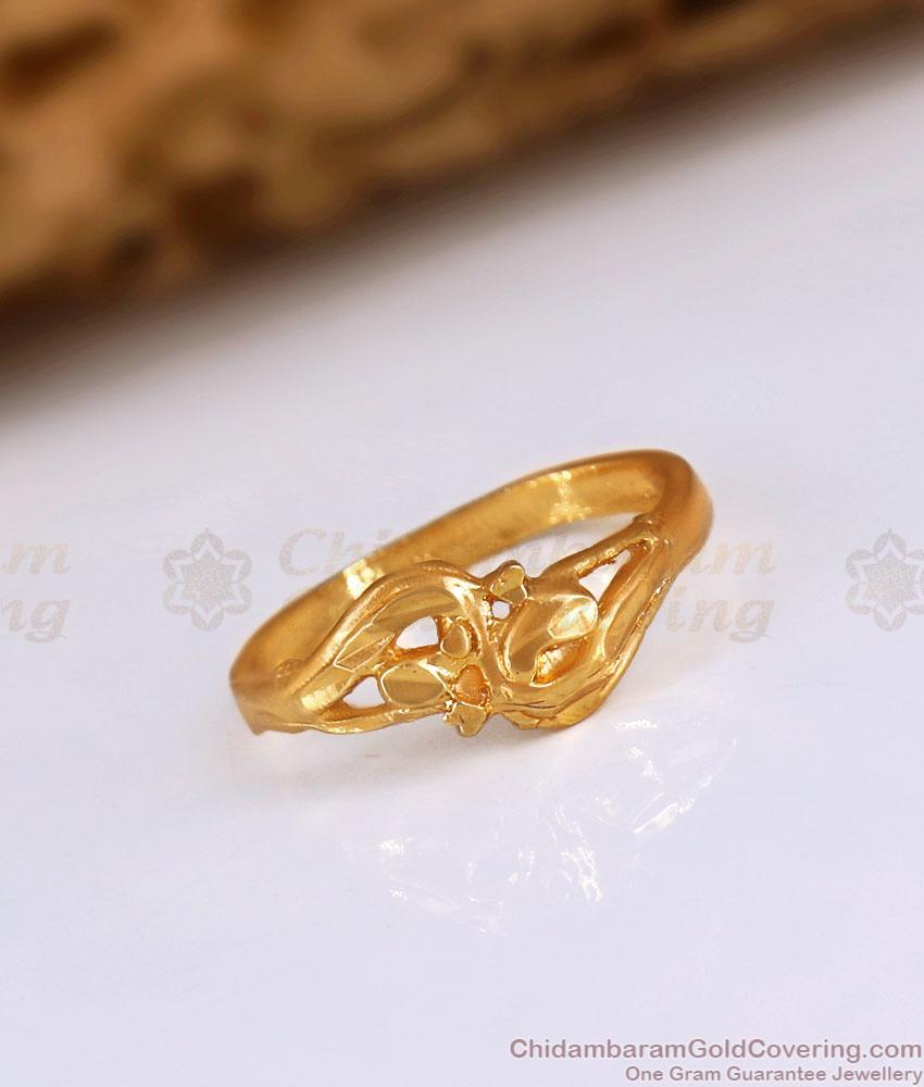 Plain 5 Metal Finger Rings Collections FR1457