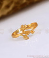 Real Impon Finger Rings Flower Designs College And Office Wear Collections FR1462