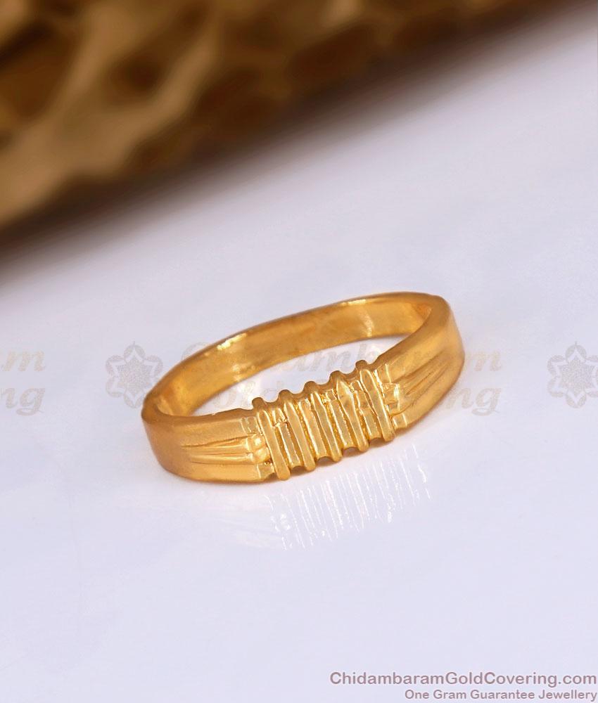 Regular Wear Plain Impon Ring Collections Shop Online FR1463