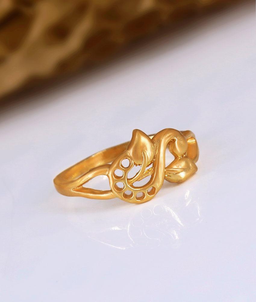 Daily Wear Plain Impon Finger Ring Collections Shop Online FR1483
