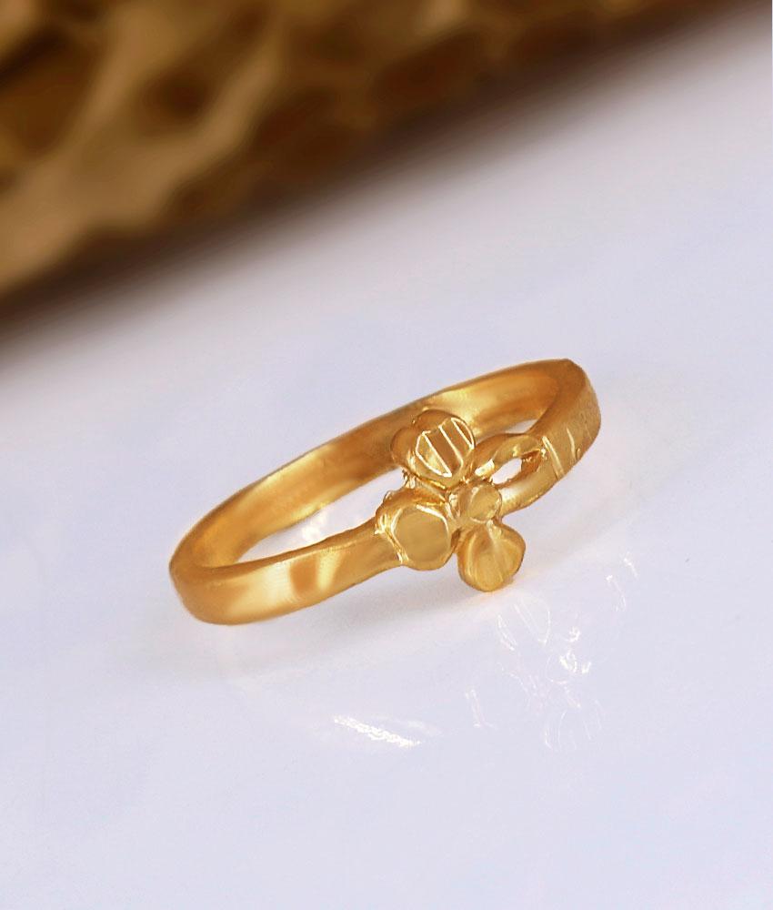 Original Impon Panchaloha Finger Rings Floral Designs Shop Online FR1485