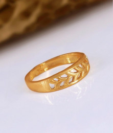 Premium Quality Impon Panchaloha Rings Leaf Designs FR1490 Premium Quality Impon Panchaloha Rings Leaf Designs FR1490