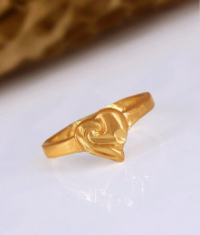 Heart Shaped Impon Finger Ring Regular Use Collections FR1494