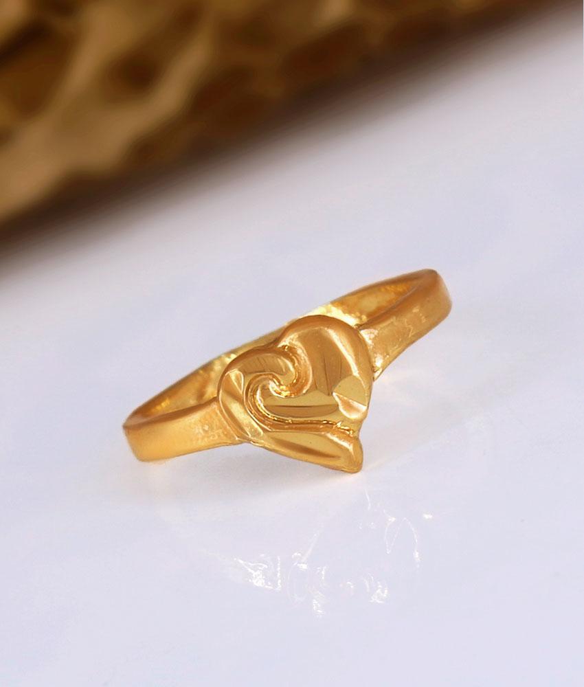 Heart Shaped Impon Finger Ring Regular Use Collections FR1494