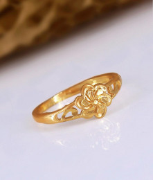New Floral Impon Gold Ring Pattern Shop Online FR1500 New Floral Impon Gold Ring Pattern Shop Online FR1500