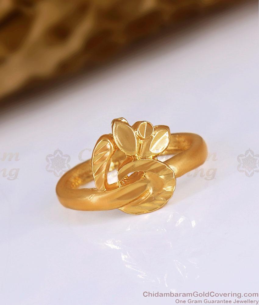 Plain Impon Finger Ring Floral Designs Shop Online FR1504