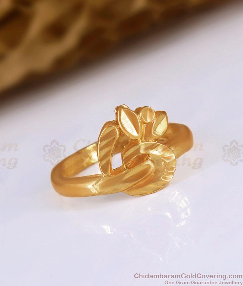 Plain Impon Finger Ring Floral Designs Shop Online FR1504