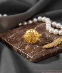 Two Gram Gold Finger Ring Women Wedding Design FR1510 Two Gram Gold Finger Ring Women Wedding Design FR1510