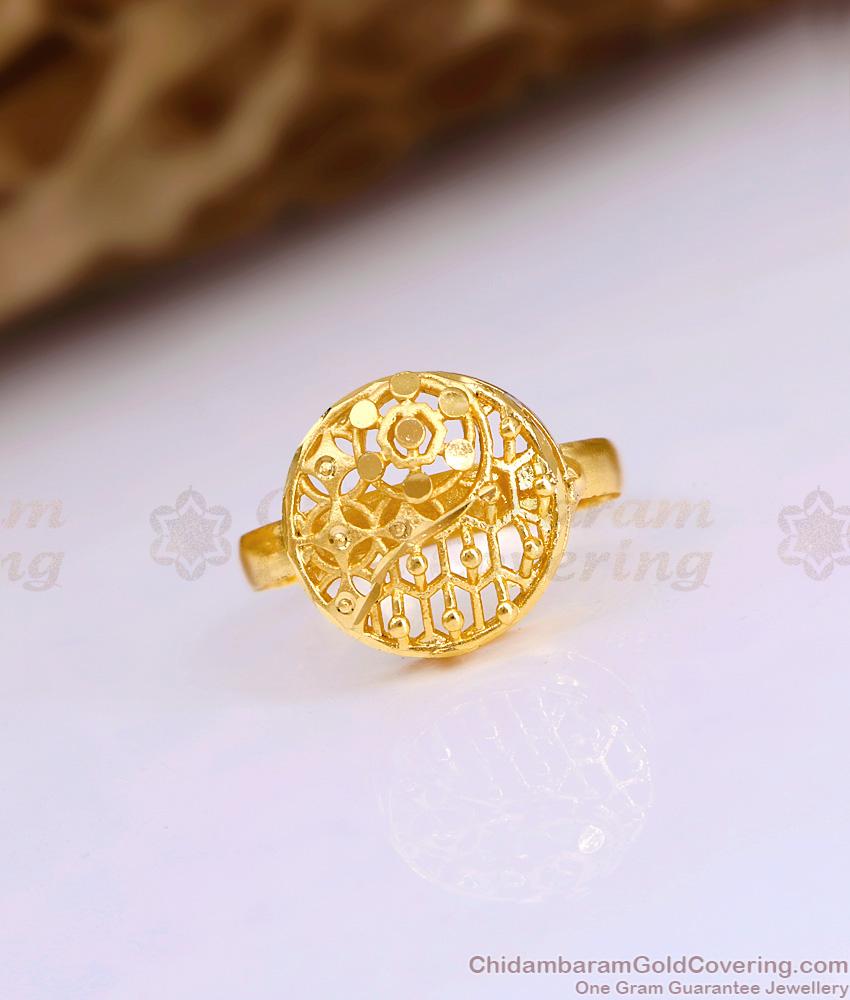 Two Gram Gold Finger Ring Women Wedding Design FR1510 Two Gram Gold Finger Ring Women Wedding Design FR1510