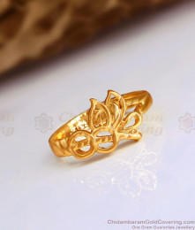 Buy Gold Finish Impon Panchaloha Ring Collections Online FR1529