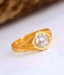 Five Metal Diamond Stone Impon Ring Designs With Price Online FR1558 Five Metal Diamond Stone Impon Ring Designs With Price Online FR1558