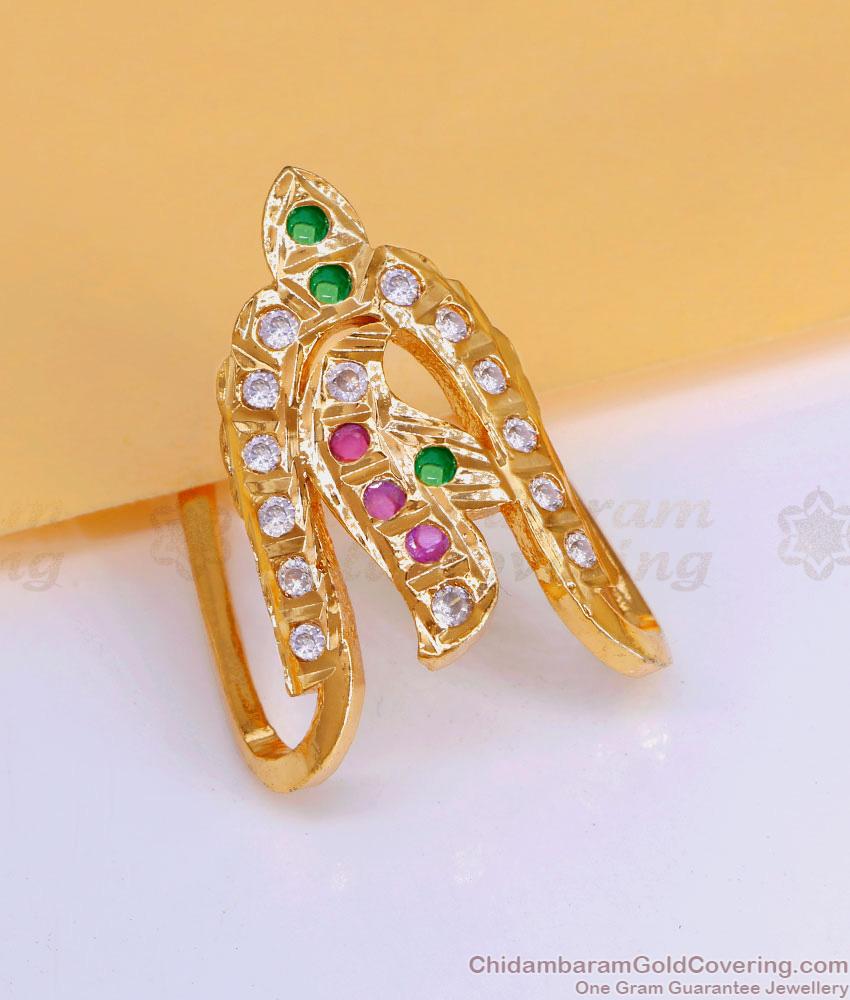 Traditional Multi Color Stone Vanki Ring 5 Metal Jewelry FR1585 Traditional Multi Color Stone Vanki Ring 5 Metal Jewelry FR1585