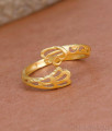 Stylish Gold Imitation Daily Wear Ring Matt Finish Design Online FR1600