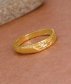 Buy Premium Quality Matt Finish Gold Ring For Daily Wear Online FR1609