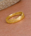 Plain Two Gram Gold Finger Ring Design For Everyday Use FR1610