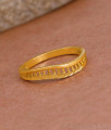 Light Weight Daily Wear Gold Imitation Ring Without Stone FR1611