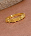 Premium Gold Forming Geometric Star-Cut Textured Finger Ring for Daily Wear FR1613