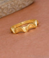 Buy Plain Two Gram Gold Ring For Everyday Use Online FR1615