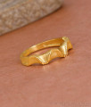 Buy Plain Two Gram Gold Ring For Everyday Use Online FR1615