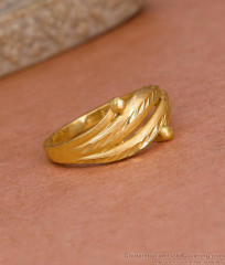 Stylish Forming Gold Finger Ring Design For Daily Wear FR1618