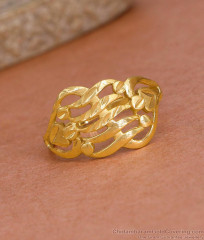 New Arrival Matt Finish 2 Gram Gold Ring Design At Affordable Price FR1619