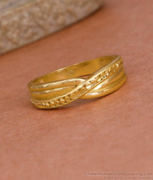 Simple Gold Design Daily Wear Finger Ring Collections Forming Jewelry FR1620