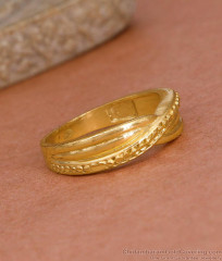 Simple Gold Design Daily Wear Finger Ring Collections Forming Jewelry FR1620