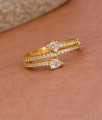 Full White Ad Stone Gold Plated Wedding Ring Collections Online FR1623
