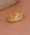 Beautiful Ad Stone 1 Gram Gold Finger Ring Designs Shop Online FR1624