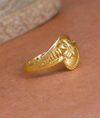 High Quality Bridal Wear Gold Imitation Ring Flower Design FR1628