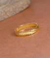 Buy Plain Gold Imitation Wedding Ring Design For Women FR1629