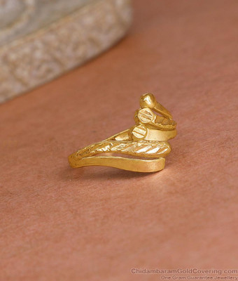 Classic Real Gold Tone Finger Ring For Everyday Use Shop Online FR1634