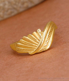 Two Gram Gold Light Weight Finger Ring Designs At Affordable Price FR1635
