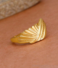 Two Gram Gold Light Weight Finger Ring Designs At Affordable Price FR1635