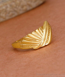 Two Gram Gold Light Weight Finger Ring Designs At Affordable Price FR1635
