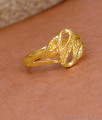 Latest Leaf Design Gold Imitation Ring At Affordable Price Online FR1636