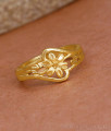 New Model Micro Gold Plated Flower Ring Design For Daily Use FR1637
