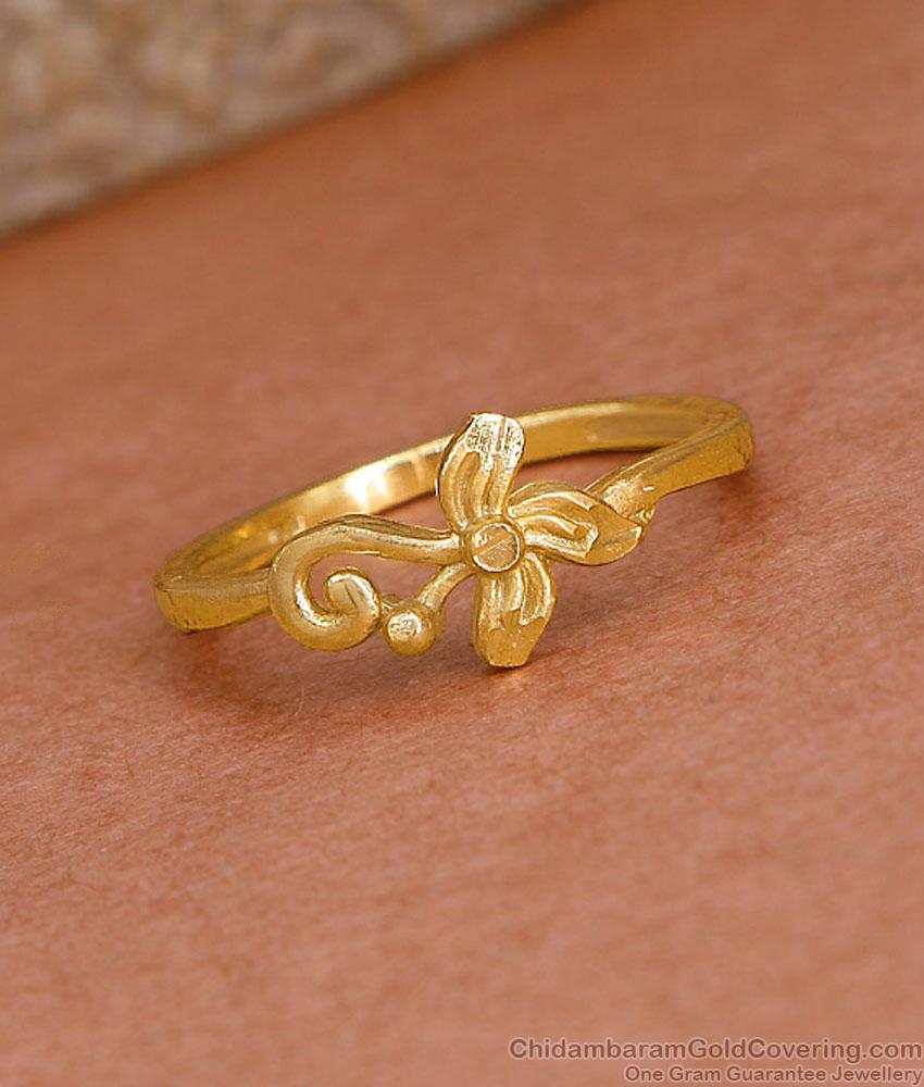 Light Weight Gold Imitation Finger Ring Design For Everyday Use FR1638