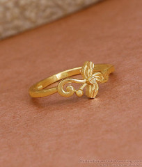 Light Weight Gold Imitation Finger Ring Design For Everyday Use FR1638