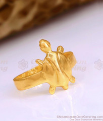 Daily Wear Five Metal Turtle Ring Impon Jewelry Without Stone FR1648