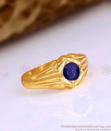 Regular Use Sapphire Stone Impon Finger Ring Design Online FR1652 Regular Use Sapphire Stone Impon Finger Ring Design Online FR1652