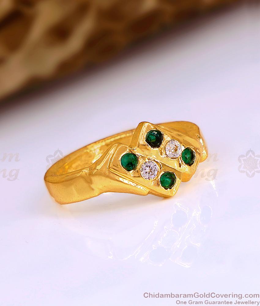 Daily Wear 5 Metal Finger Ring With Ad Stone At Affordable Price FR1653 Daily Wear 5 Metal Finger Ring With Ad Stone At Affordable Price FR1653