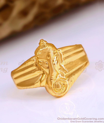 Heavy Impon Panchaloha Lord Ganesha Ring Design Shop Online FR1655