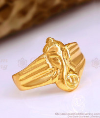 Heavy Impon Panchaloha Lord Ganesha Ring Design Shop Online FR1655