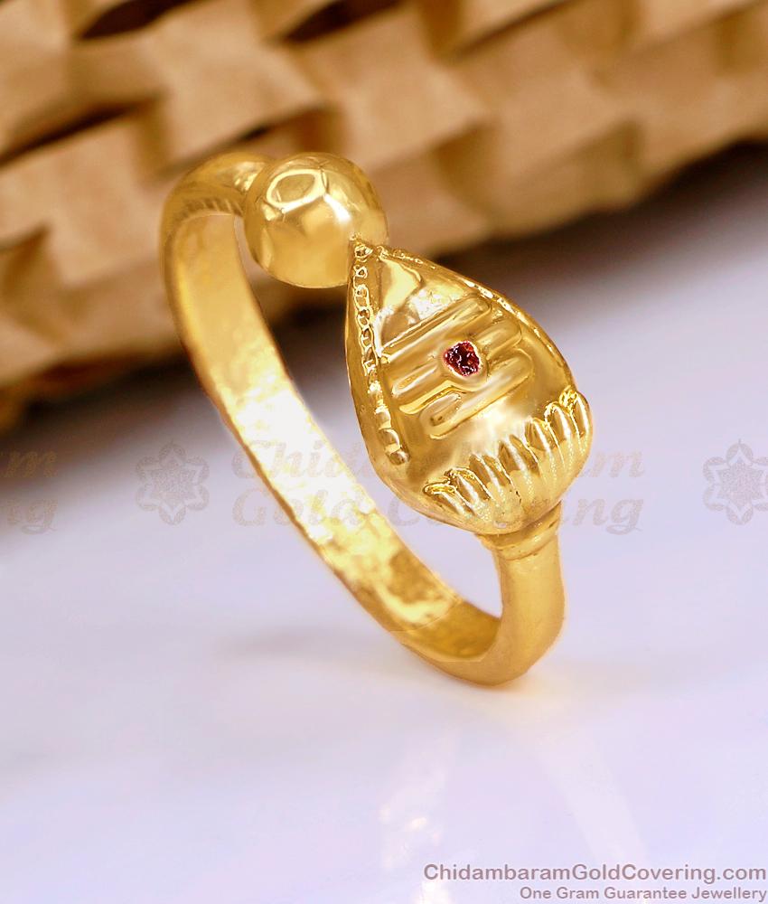 Traditional Impon Vel Red Enamel Unisex Ring Design Online FR1656 Traditional Impon Vel Red Enamel Unisex Ring Design Online FR1656