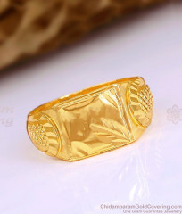 Party Wear Micro Gold Plated Men Ring Collections Online FR1673