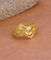 Premium Gold Imitation Wedding Ring Shop Online FR1680