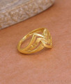 Premium Gold Imitation Wedding Ring Shop Online FR1680