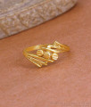 Buy Premium Quality Plain Gold Plated Ring For Daily Wear Online FR1682